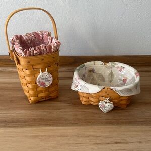 2 Horizon of Hope small Longaberger baskets